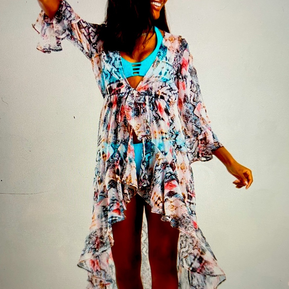 Sheer Maxi Cover Up